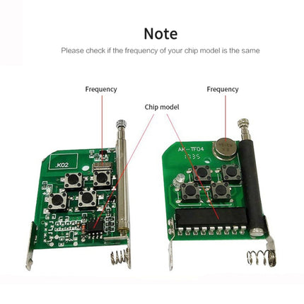 LZ-073 286-868MHZ Multi-function Automatic Copy Remote Control(Green)-garmade.com