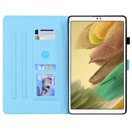 For Samsung Galaxy Tab A7 Lite 8.7 SM-T220 / SM-T225 Animal Pattern Horizontal Flip Leather Case with Holder & Card Slots & Photo Frame(Little Flower Dog)-garmade.com