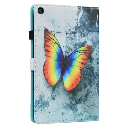 For Samsung Galaxy Tab A 10.1 2019 SM-T515 / SM-T510 Animal Pattern Horizontal Flip Leather Case with Holder & Card Slots & Photo Frame(Color Butterfly)-garmade.com