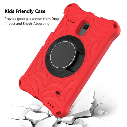For Samsung Galaxy Tab A 8.0 2018 SM-T387W / SM-T387V & Tab A 8.0 SM-T385 / T380 & Tab 4 T330 & Tab E 8.0 T377 Spider King EVA Protective Case with Adjustable Shoulder Strap & Holder(Red)-garmade.com