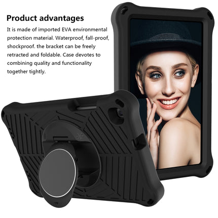 For Samsung Galaxy Tab A 8.0 2019 SM-T290 / SM-T295 Spider King EVA Protective Case with Adjustable Shoulder Strap & Holder(Black)-garmade.com