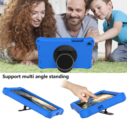 For Samsung Galaxy Tab A 8.0 2019 SM-T290 / SM-T295 Spider King EVA Protective Case with Adjustable Shoulder Strap & Holder(Blue)-garmade.com