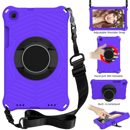 For Samsung Galaxy Tab A 8.0 2019 SM-T290 / SM-T295 Spider King EVA Protective Case with Adjustable Shoulder Strap & Holder(Purple)-garmade.com
