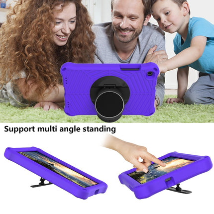 For Samsung Galaxy Tab A 8.0 2019 SM-T290 / SM-T295 Spider King EVA Protective Case with Adjustable Shoulder Strap & Holder(Purple)-garmade.com