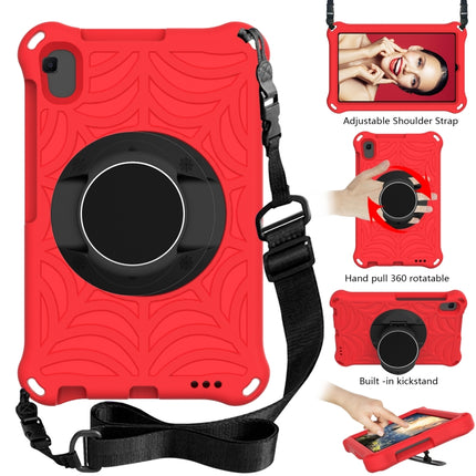 For Samsung Galaxy Tab A 8.4 2020 SM-T307U Spider King EVA Protective Case with Adjustable Shoulder Strap & Holder(Red)-garmade.com