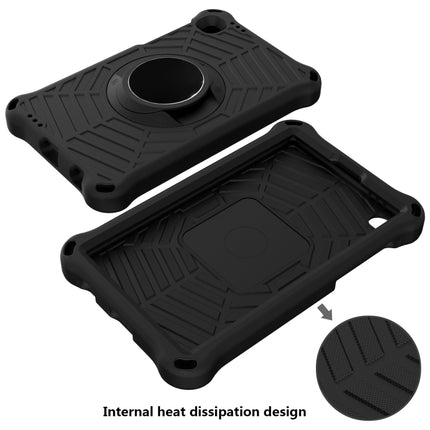 For Samsung Galaxy Tab A7 Lite 8.7 SM-T220 / SM-T225 Spider King EVA Protective Case with Adjustable Shoulder Strap & Holder(Black)-garmade.com