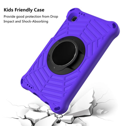 For Samsung Galaxy Tab A7 Lite 8.7 SM-T220 / SM-T225 Spider King EVA Protective Case with Adjustable Shoulder Strap & Holder(Purple)-garmade.com