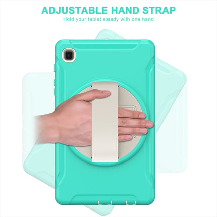 For Samsung Galaxy A7 Lite T220 / T225 360 Degree Rotation PC + TPU Protective Case with Holder & Hand-strap(Mint Green)-garmade.com