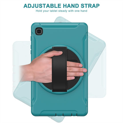 For Samsung Galaxy A7 Lite T220 / T225 360 Degree Rotation PC + TPU Protective Case with Holder & Hand-strap(Blue)-garmade.com