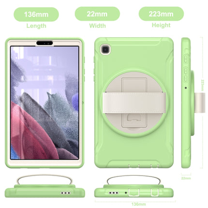 For Samsung Galaxy A7 Lite T220 / T225 360 Degree Rotation PC + TPU Protective Case with Holder & Hand-strap(Matcha Green)-garmade.com