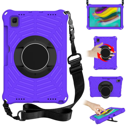 Spider King EVA Protective Case with Adjustable Shoulder Strap & Holder & Pen Slot For Samsung Galaxy Tab S5e 10.5 SM-T720 / SM-T725(Purple)-garmade.com
