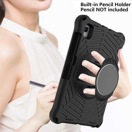 Spider King EVA Protective Case with Adjustable Shoulder Strap & Holder & Pen Slot For Samsung Galaxy Tab S6 Lite SM-P610 / SM-P615(Black)-garmade.com