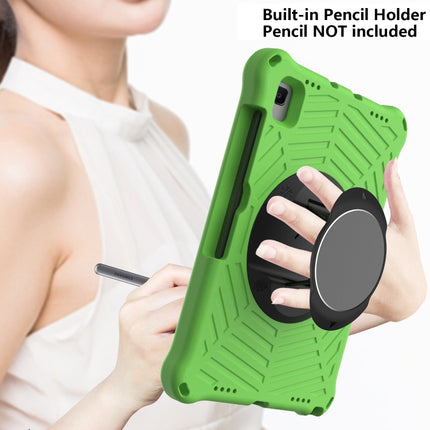 Spider King EVA Protective Case with Adjustable Shoulder Strap & Holder & Pen Slot For Samsung Galaxy Tab S6 Lite SM-P610 / SM-P615(Green)-garmade.com