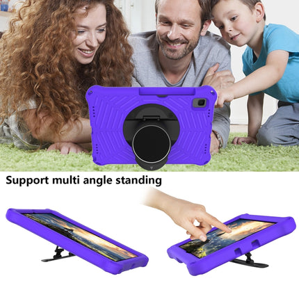 Spider King EVA Protective Case with Adjustable Shoulder Strap & Holder & Pen Slot For Samsung Galaxy Tab S6 Lite SM-P610 / SM-P615(Purple)-garmade.com