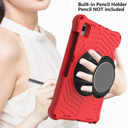 Spider King EVA Protective Case with Adjustable Shoulder Strap & Holder & Pen Slot For Samsung Galaxy Tab S6 Lite SM-P610 / SM-P615(Red)-garmade.com