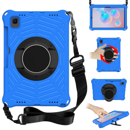 Spider King EVA Protective Case with Adjustable Shoulder Strap & Holder & Pen Slot For Samsung Galaxy Tab S6 SM-T860 / SM-T865(Blue)-garmade.com