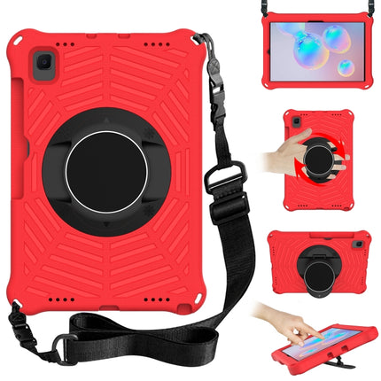 Spider King EVA Protective Case with Adjustable Shoulder Strap & Holder & Pen Slot For Samsung Galaxy Tab S6 SM-T860 / SM-T865(Red)-garmade.com