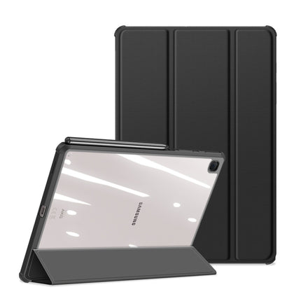 For Samsung Galaxy Tab S6 Lite P610/P615 DUX DUCIS TOBY Series Antiskid PU Leather + PC + TPU Horizontal Flip Case with Holder & Pen Slot & Sleep / Wake-up Function(Black)-garmade.com