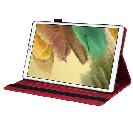 For Samsung Galaxy Tab A7 Lite 8.7 SM-T220 / SM-T225 Business Shockproof Horizontal Flip Leather Case with Holder & Card Slots & Photo Frame & Pen Slot(Red)-garmade.com
