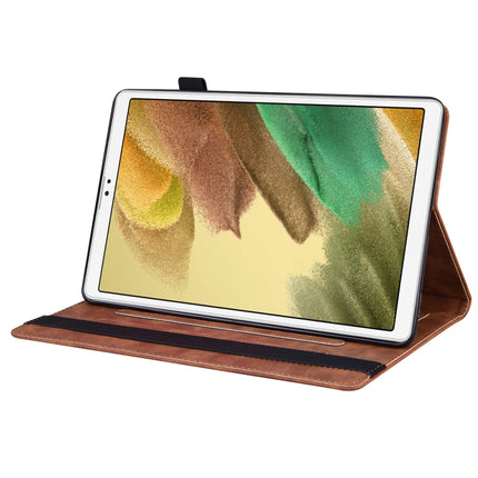 For Samsung Galaxy Tab A7 Lite 8.7 SM-T220 / SM-T225 Business Shockproof Horizontal Flip Leather Case with Holder & Card Slots & Photo Frame & Pen Slot(Brown)-garmade.com