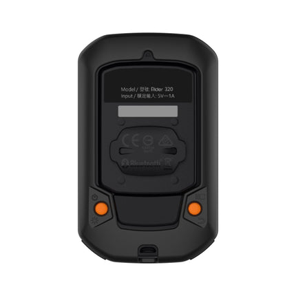 For Bryton Rider 430 / 320 Universal Silicone Protective Case Cover(Black)-garmade.com