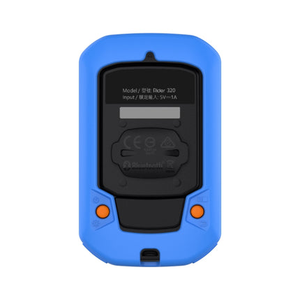 For Bryton Rider 430 / 320 Universal Silicone Protective Case Cover(Dark Blue)-garmade.com