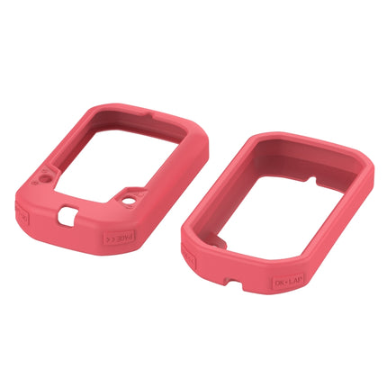 For Bryton Rider 430 / 320 Universal Silicone Protective Case Cover(Peach Red)-garmade.com