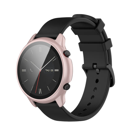 For Amazfit GTR 2 eSIM Tempered glass + PC Integrated Protective Case(Rose Gold)-garmade.com