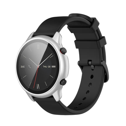 For Amazfit GTR 2 eSIM Tempered glass + PC Integrated Protective Case(Silver)-garmade.com