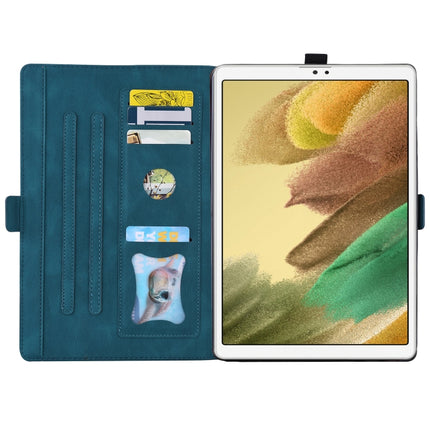 For Samsung Galaxy Tab A7 Lite T220 T225 Love Butterfly Pattern Horizontal Flip Leather Case with Holder(Blue)-garmade.com