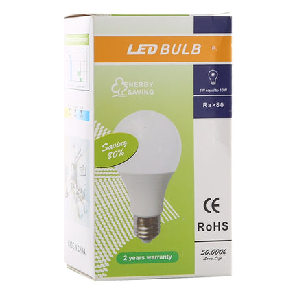 3W 270LM LED Energy-Saving Bulb White Light 6000-6500K AC 85-265V-garmade.com