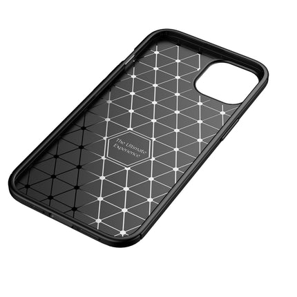 Carbon Fiber Texture Shockproof TPU Case For iPhone 13(Black)-garmade.com