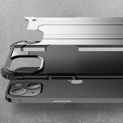 Magic Armor TPU + PC Combination Case For iPhone 13 mini(Navy Blue)-garmade.com