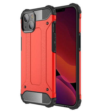 Magic Armor TPU + PC Combination Case For iPhone 13 mini(Red)-garmade.com