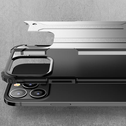 Magic Armor TPU + PC Combination Case For iPhone 13 Pro(Black)-garmade.com