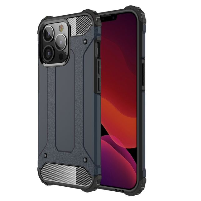 Magic Armor TPU + PC Combination Case For iPhone 13 Pro(Navy Blue)-garmade.com
