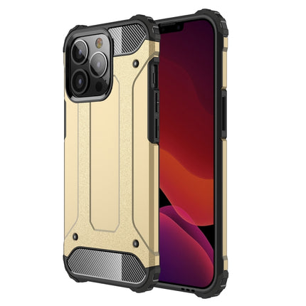 Magic Armor TPU + PC Combination Case For iPhone 13 Pro(Gold)-garmade.com