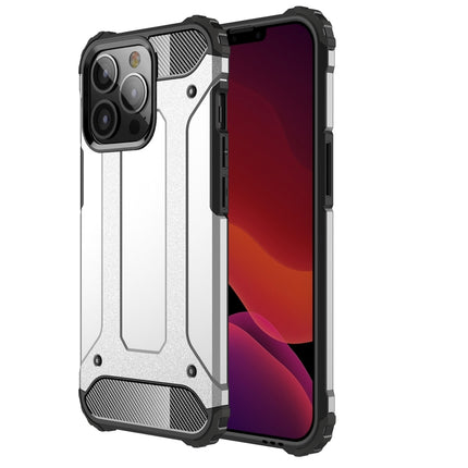 Magic Armor TPU + PC Combination Case For iPhone 13 Pro(Silver)-garmade.com