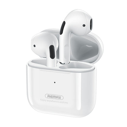 REMAX TWS-10i Enhanced Version Bluetooth 5.0 True Wireless Stereo Music Call Bluetooth Earphone(White)-garmade.com