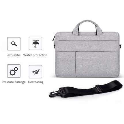 ND05SDJ Oxford Cloth + Nylon Laptop Portable Shoulder Bag, Size:13.3 inch(Black)-garmade.com