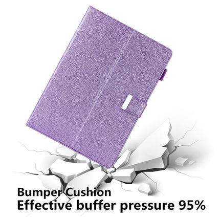 For iPad Pro 10.5 inch / iPad 10.2 Business Style Horizontal Flip Leather Case with Holder & Card Slot & Photo Frame & Wallet & Hand Strap & Sleep / Wake-up Function(Purple)-garmade.com