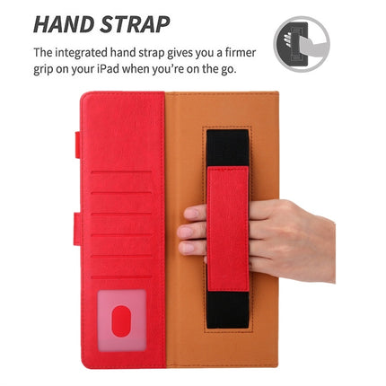 For iPad 5 / 6 / 7 / 8 / 9 Business Style Horizontal Flip Leather Case with Holder & Card Slot & Photo Frame & Wallet & Hand Strap & Sleep / Wake-up Function(Red)-garmade.com