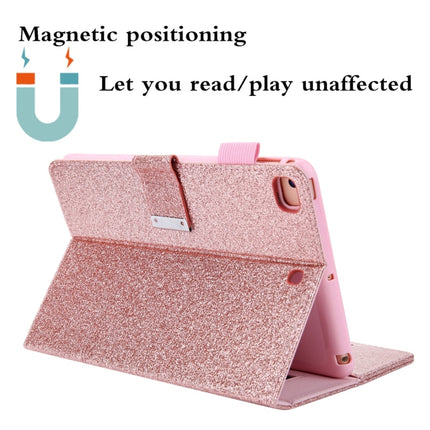 For iPad mini 1 / 2 / 3 / 4 / 5 Business Style Horizontal Flip Leather Case with Holder & Card Slot & Photo Frame & Wallet & Hand Strap & Sleep / Wake-up Function(Rose Gold)-garmade.com