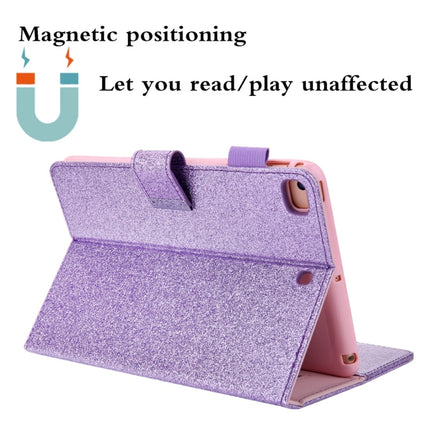 For iPad mini 1 / 2 / 3 / 4 / 5 Business Style Horizontal Flip Leather Case with Holder & Card Slot & Photo Frame & Wallet & Hand Strap & Sleep / Wake-up Function(Purple)-garmade.com