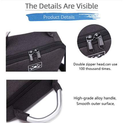 Shockproof Waterproof Single Shoulder Storage Bag Travel Carrying Cover Case Box for FIMI X8 mini(Black + Red Liner)-garmade.com