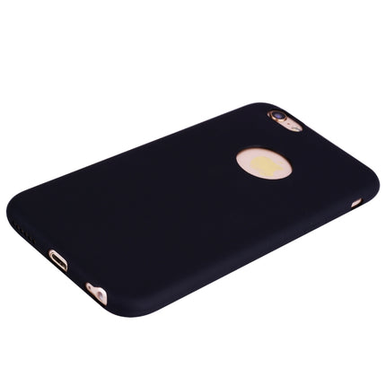 For iPhone 6s Plus / 6 Plus Candy Color TPU Case(Black)-garmade.com