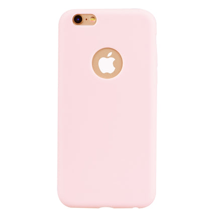 For iPhone 6s Plus / 6 Plus Candy Color TPU Case(Pink)-garmade.com