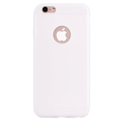 For iPhone 6s Plus / 6 Plus Candy Color TPU Case(White)-garmade.com