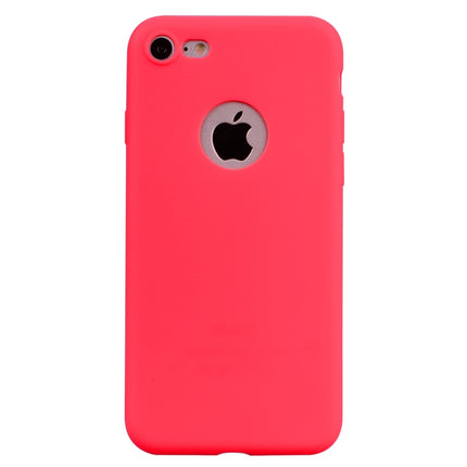 For iPhone SE 2020 / 8 / 7 Candy Color TPU Case(Red)-garmade.com