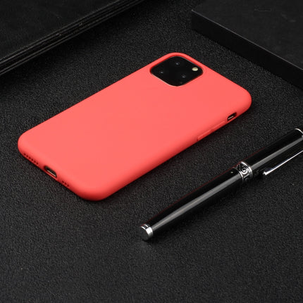 For iPhone 11 Candy Color TPU Case(Red)-garmade.com